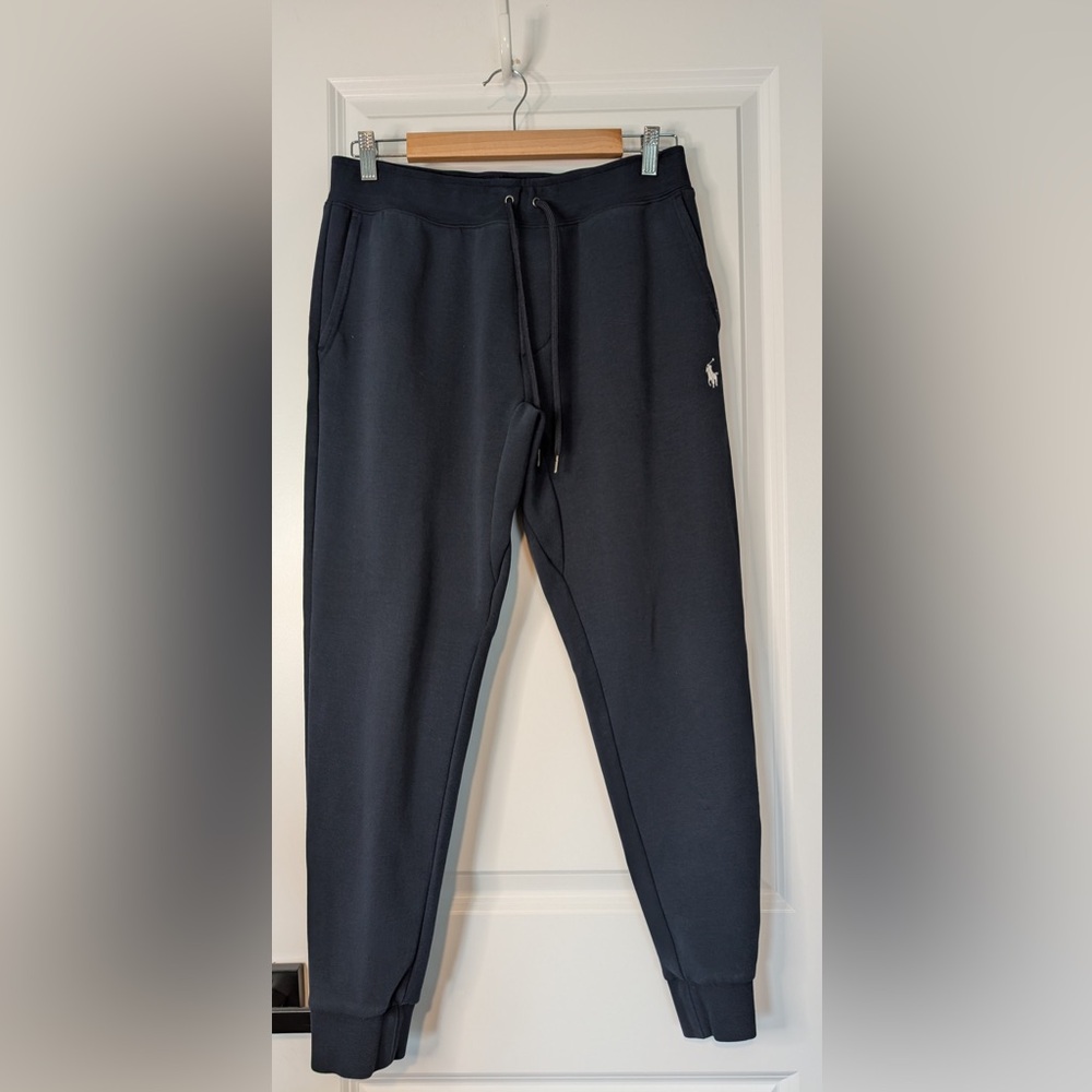 Polo Ralph Lauren Men’s Double Knit Jogger Sweatpants Aviator Navy Size Small